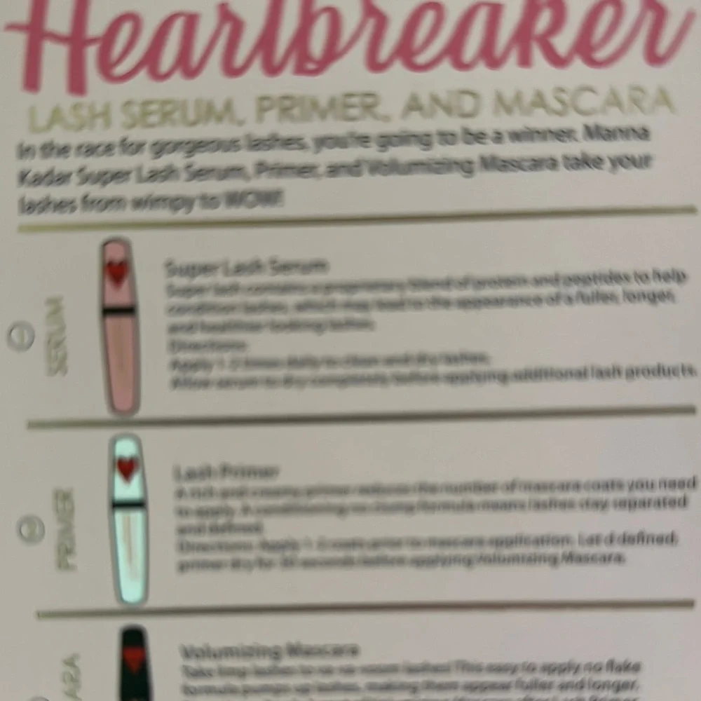 Manna Kadar Beauty Heartbreaker Lash Set - Gold, White, Black
